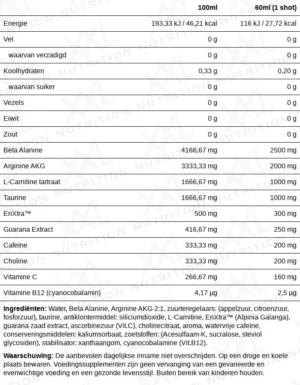 XXL PRE SHOT 60ML - Afbeelding 3