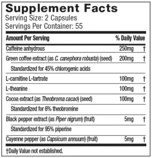 MUSCLETECH HYDROXYCUT HARDCORE ELITE 110 CAPSULES - Afbeelding 2