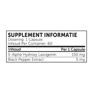 REAL SUPPS NUTRITION LAXOGENIN (NATTYBOL) - Afbeelding 2