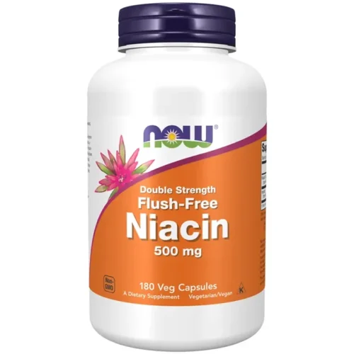 Niacin 500mg Flush Free Double Strength (180 Veg Capsules)