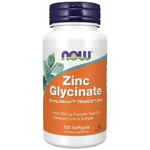 Zink Glycinate 30 mg (120 Softgels)
