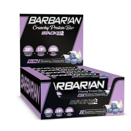 Stacker2 Barbarian Crunchy Protein Bar (15 bars)