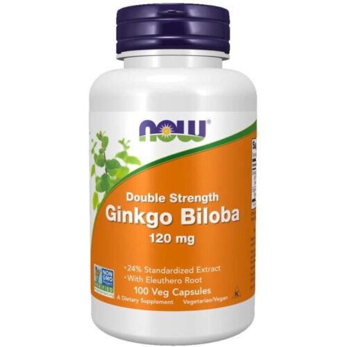 Ginkgo Biloba Double Strength 120mg (100 Vcaps)