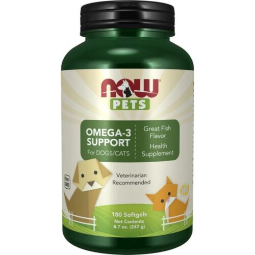 Omega-3 Support For Dogs & Cats (180 Softgels)
