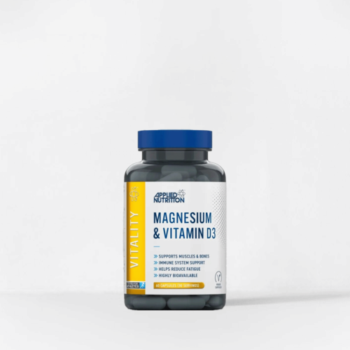 Applied Nutrition Magnesium & Vitamin D3 – 60 capsules